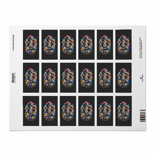 Honoring The Past, Inspiring The future ラベル (フルシート)