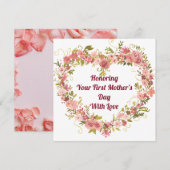 Honoring Your First Mother’s Day with Love Card (正面/裏面)