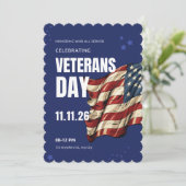#HonoringCelebratingveteransDayFlatHolidayCard シーズンカード (スタンド正面)