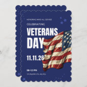 #HonoringCelebratingveteransDayFlatHolidayCard シーズンカード (正面/裏面)