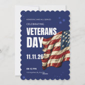 #HonoringCelebratingveteransDayFlatHolidayCard シーズンカード (裏面)