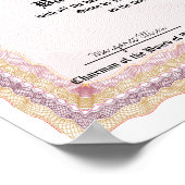 Honors College or University Diploma Replica ポスター (角)