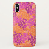 Honuのウミガメのハワイアンのアロハピンク Case-Mate iPhoneケース (裏面)