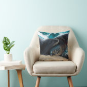 Honuのシールアロハ クッション (椅子)