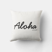 Honuのシールアロハ クッション (裏面)