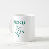 Honuの岩石彫刻のマグ コーヒーマグカップ (正面左)