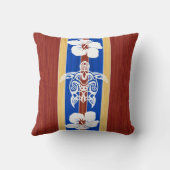 Honuの種族の擬似木製のサーフボード クッション (裏面)