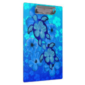 Honuの青いハイビスカスおよびカメ クリップボード (右)