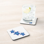 Honuの3匹の青いカメ コースター (右側)