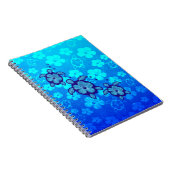 Honuの3匹の青いカメ ノートブック (右側)