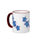 Honuの3匹の青いカメ