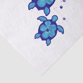 Honuの3匹の青いカメ 薄葉紙 (詳細)