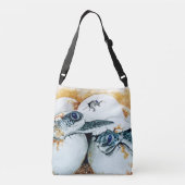 HonuのHatchlings (緑のウミガメ) クロスボディバッグ (裏面)