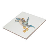 Honu (緑のウミガメ) タイル (側面)