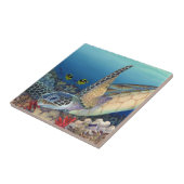 Honu (緑のウミガメ) タイル (側面)