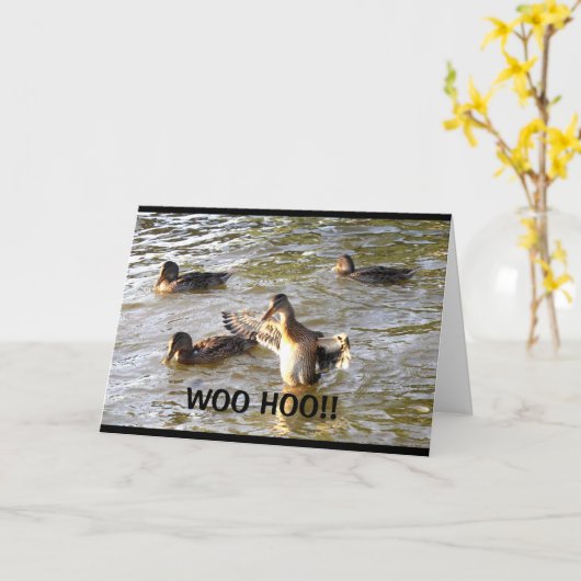 HOOに懇願して下さい!! あなたのためにそう幸せ! カード (黄色い花)