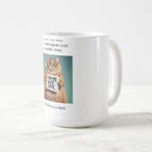 Hoober Human transport for cats コーヒーマグカップ (正面右)