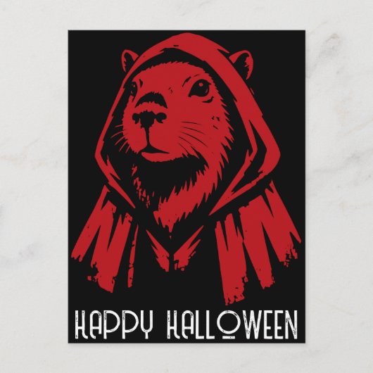Hooded Capybara シーズンポストカード (正面)