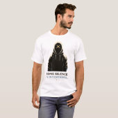 Hooded Figure Illustration Tシャツ (正面フル)