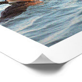 Hooded Merganser Ducks Poster ポスター (角)