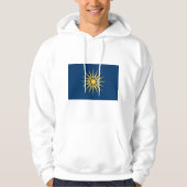 Hooded Sweatshirt with Flag of Macedonia, Greece パーカ (正面)