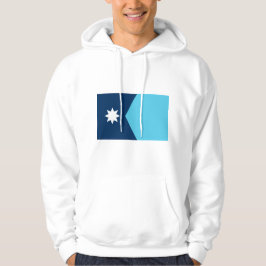 Hooded Sweatshirt with Flag of Minnesota, USA パーカ