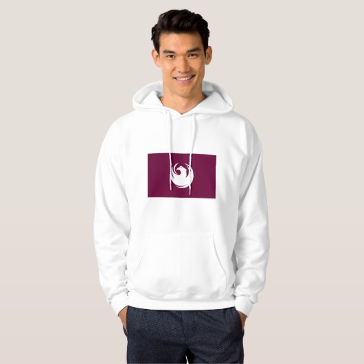 Hooded Sweatshirt with Flag of Phoenix City, USA パーカ (正面フル)