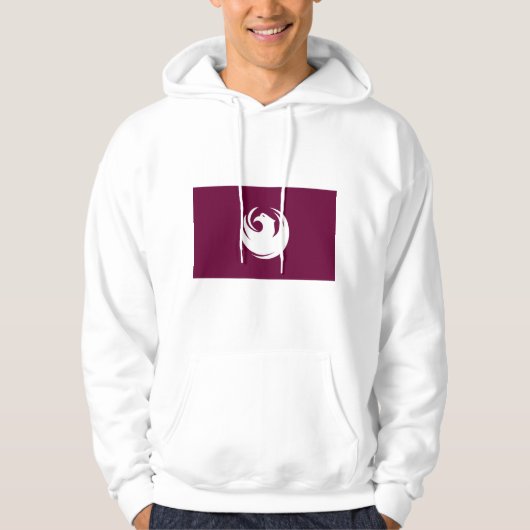 Hooded Sweatshirt with Flag of Phoenix City, USA パーカ (正面)