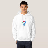 Hooded Sweatshirt with Flag of Seoul, South Korea パーカ (正面フル)