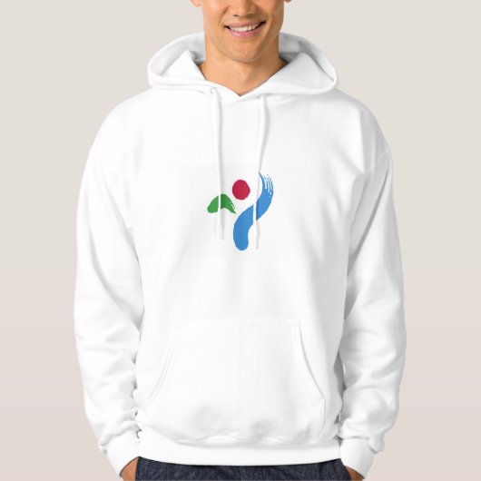 Hooded Sweatshirt with Flag of Seoul, South Korea パーカ (正面)