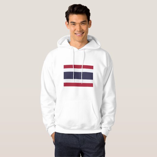 Hooded Sweatshirt with Flag of Thailand パーカ (正面フル)