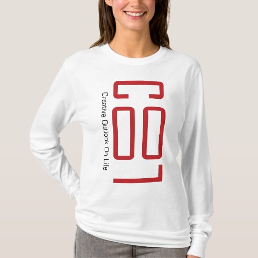 Hoodieクールな女性 Tシャツ (正面)