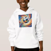 Hoodie art abstrait Foot (正面)