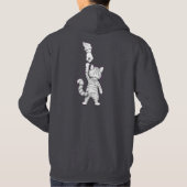 Hoodie -Fist Bump design パーカ (裏面)