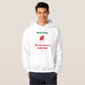 Hoodie-Funny Adult Unisex Christmas Pullover Sweat パーカ (正面フル)