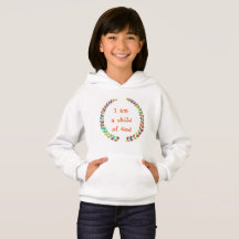 Hoodie "I am a child of God".
