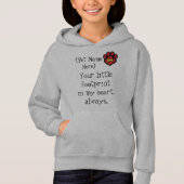 Hoodie Kids Animal Paw Print (正面)