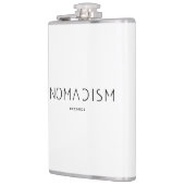 Hoodie Nomadism Records ブラックロゴ フラスク (左)