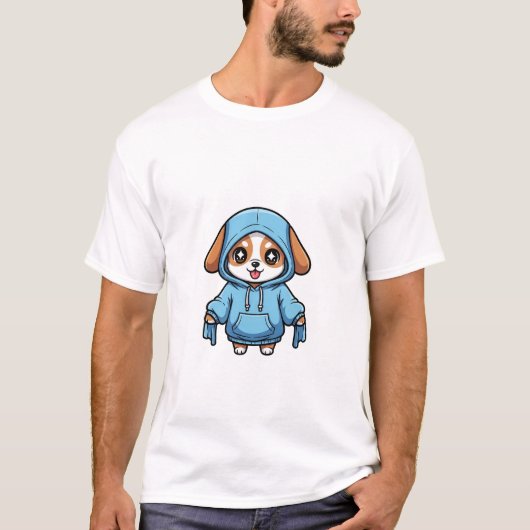 Hoodie Puppy Tシャツ (正面)