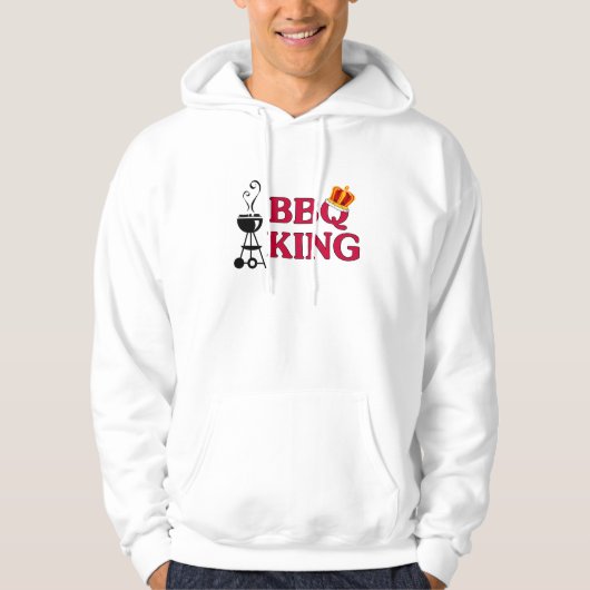 Hoodie Sweatshirt BBQ王 パーカ (正面)