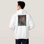 Hoodie  Volodymyr Zelensky art abstrait パーカ (裏面フル)