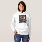 Hoodie  Volodymyr Zelensky art abstrait パーカ (正面フル)