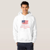 Hoodie with Flag and Unified logo パーカ (正面フル)
