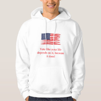 Hoodie with Flag and Unified logo パーカ