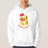 Hoodies with Dogecoin Merry Cryptmas パーカ (正面)