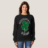 Hoodigan Hooligan Squad Lucky C St Patrick's Day スウェットシャツ (正面フル)