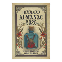 Hoodoo Almanac 2025カバーアート光沢ポスター