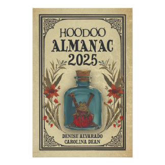 Hoodoo Almanac 2025カバーアート光沢ポスター ポスター