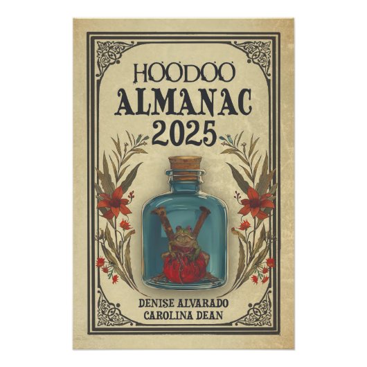 Hoodoo Almanac 2025カバーアート光沢ポスター ポスター (正面)
