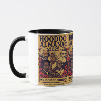 Hoodoo Almanac 2025我々はブラックマグカップに準拠していない マグカップ